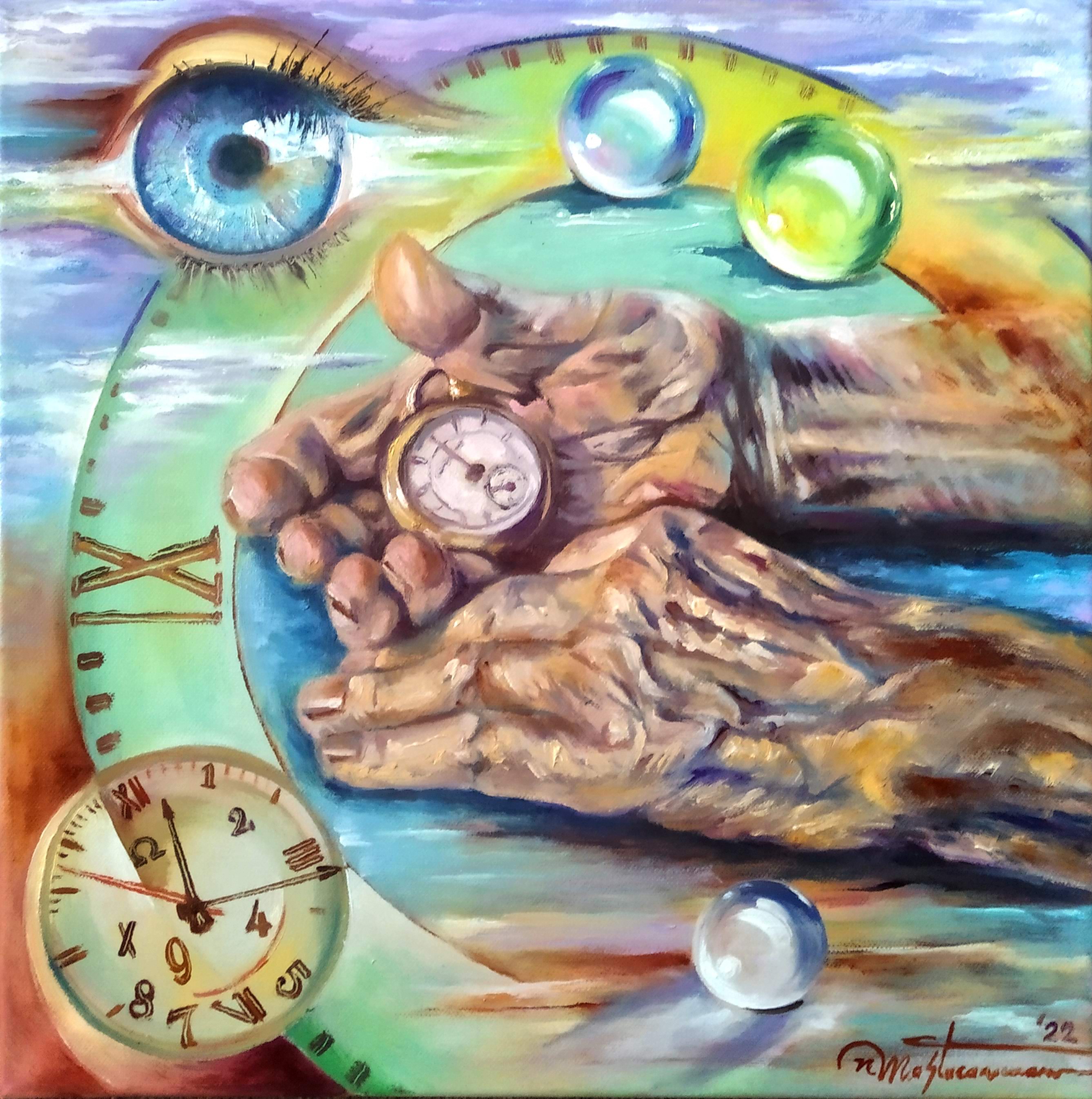 „The mysterious eye of time"